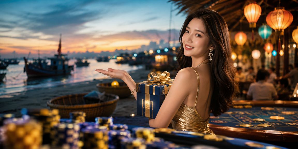 Không khí casino và cá cược trực tuyến tại phố đèn lồng Hội An về đêm