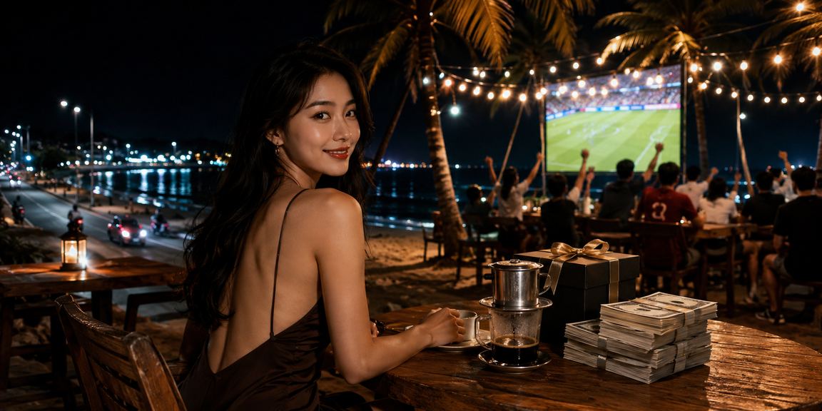 Người chơi thư giãn tại Phan Thiết, tham gia cá cược trực tuyến trong không gian quán cà phê yên bình