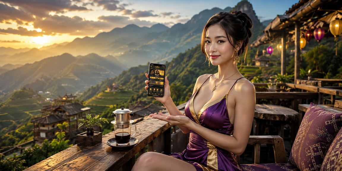 Người dùng tại Sa Pa thực hiện chuyển khoản ngân hàng để nạp tiền tài khoản cá cược